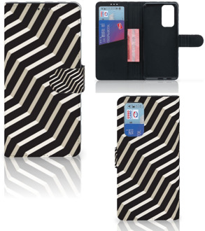 B2Ctelecom Smartphone Hoesje OnePlus 9 Pro Bookcover met Pasjeshouder Illusion