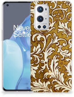 B2Ctelecom Smartphone hoesje OnePlus 9 Pro Hoesje maken Barok Goud