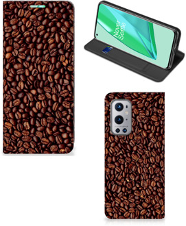 B2Ctelecom Smartphone Hoesje OnePlus 9 Pro Mobiel Case Koffiebonen