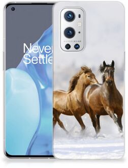 B2Ctelecom Smartphone hoesje OnePlus 9 Pro TPU Case Paarden