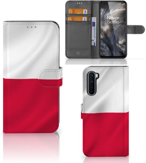 B2Ctelecom Smartphone Hoesje OnePlus Nord Bookcase Polen