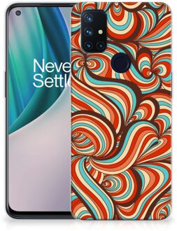 B2Ctelecom Smartphone hoesje OnePlus Nord N10 5G Back Case Siliconen Hoesje Retro