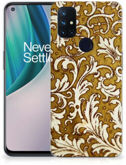 B2Ctelecom Smartphone hoesje OnePlus Nord N10 5G Hoesje maken Barok Goud