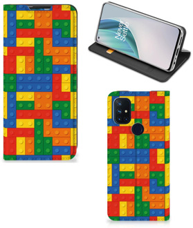 B2Ctelecom Smartphone Hoesje OnePlus Nord N10 5G Leuk Bookcover Blokken