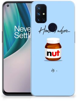 B2Ctelecom Smartphone hoesje OnePlus Nord N10 5G Leuk Hoesje Nut Home