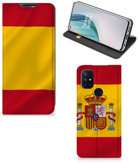 B2Ctelecom Smartphone Hoesje OnePlus Nord N10 5G Mobiel Hoesje Spaanse Vlag