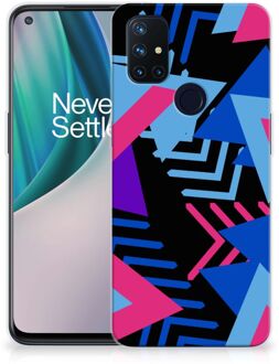 B2Ctelecom Smartphone hoesje OnePlus Nord N10 5G TPU Case Funky Triangle