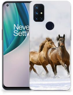 B2Ctelecom Smartphone hoesje OnePlus Nord N10 5G TPU Case Paarden