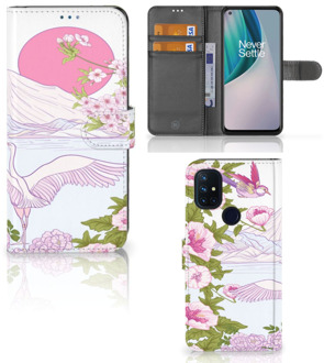 B2Ctelecom Smartphone Hoesje OnePlus Nord N10 Book Style Case Bird Standing