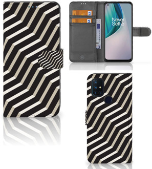 B2Ctelecom Smartphone Hoesje OnePlus Nord N10 Bookcover met Pasjeshouder Illusion