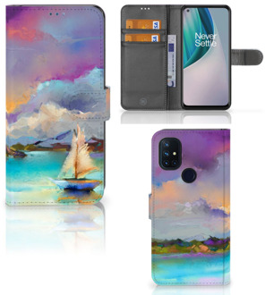 B2Ctelecom Smartphone Hoesje OnePlus Nord N10 Case ontwerpen Boat