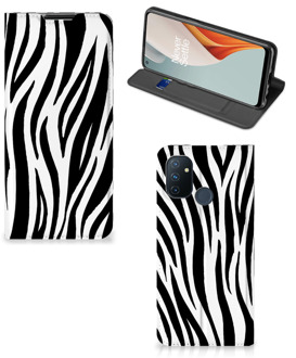 B2Ctelecom Smartphone Hoesje OnePlus Nord N100 Beschermhoesje Zebra