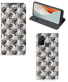 B2Ctelecom Smartphone Hoesje OnePlus Nord N100 Book Wallet Case Salamander Grey