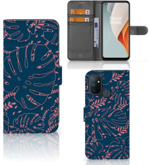 B2Ctelecom Smartphone Hoesje OnePlus Nord N100 Bookcase Palm Leaves