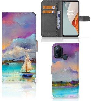 B2Ctelecom Smartphone Hoesje OnePlus Nord N100 Case ontwerpen Boat