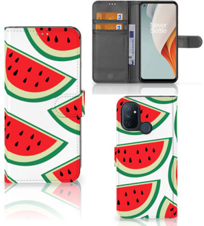 B2Ctelecom Smartphone Hoesje OnePlus Nord N100 Foto Hoesje ontwerpen Originele Cadeaus Watermelons