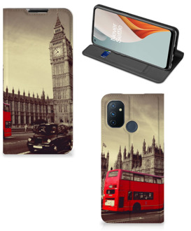 B2Ctelecom Smartphone Hoesje OnePlus Nord N100 Mobiel Bookcase Londen