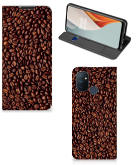 B2Ctelecom Smartphone Hoesje OnePlus Nord N100 Mobiel Case Koffiebonen