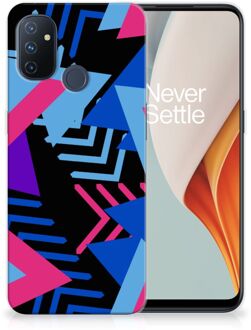 B2Ctelecom Smartphone hoesje OnePlus Nord N100 TPU Case Funky Triangle