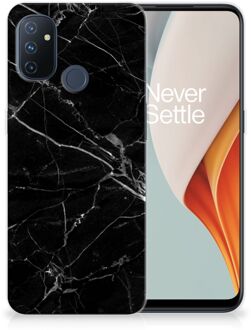 B2Ctelecom Smartphone hoesje OnePlus Nord N100 Transparant Hoesje Marmer Zwart