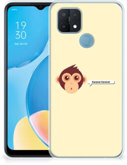 B2Ctelecom Smartphone hoesje OPPO A15 Back Case Siliconen Hoesje met Foto Aap