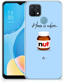 B2Ctelecom Smartphone hoesje OPPO A15 Leuk Hoesje Nut Home