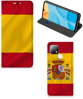 B2Ctelecom Smartphone Hoesje OPPO A15 Mobiel Hoesje Spaanse Vlag