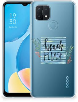 B2Ctelecom Smartphone hoesje OPPO A15 TPU Case Transparant Boho Beach