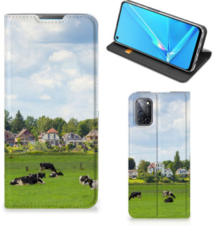 B2Ctelecom Smartphone Hoesje OPPO A52 | A72 Wallet Book Case Hollandse Koeien