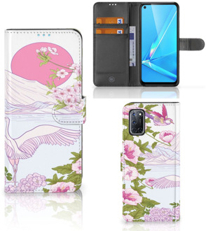 B2Ctelecom Smartphone Hoesje OPPO A72 | OPPO A52 Book Style Case Bird Standing