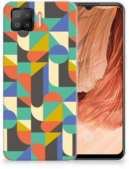 B2Ctelecom Smartphone hoesje OPPO A73 4G Backcase Siliconen Hoesje Funky Retro