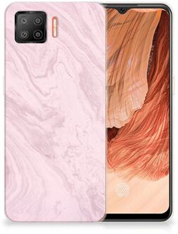 B2Ctelecom Smartphone hoesje OPPO A73 4G Leuk Hoesje Marble Pink