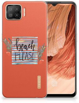 B2Ctelecom Smartphone hoesje OPPO A73 4G TPU Case Transparant Boho Beach