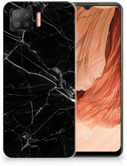 B2Ctelecom Smartphone hoesje OPPO A73 4G Transparant Hoesje Marmer Zwart