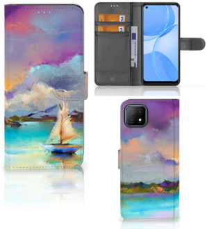 B2Ctelecom Smartphone Hoesje OPPO A73 5G Case ontwerpen Boat