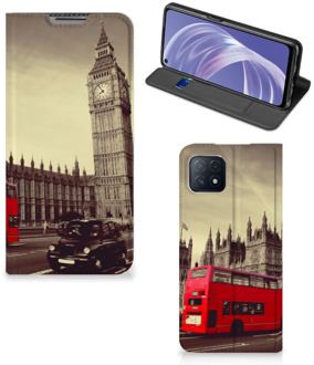 B2Ctelecom Smartphone Hoesje OPPO A73 5G Mobiel Bookcase Londen