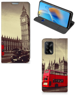 B2Ctelecom Smartphone Hoesje OPPO A74 4G Mobiel Bookcase Londen