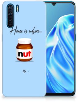 B2Ctelecom Smartphone hoesje OPPO A91 Leuk Hoesje Nut Home