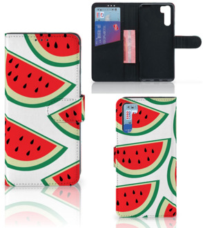 B2Ctelecom Smartphone Hoesje OPPO A91 | Reno3 Hoesje ontwerpen Originele Cadeaus Watermelons