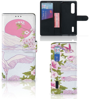 B2Ctelecom Smartphone Hoesje OPPO Find X2 Pro Book Style Case Bird Standing