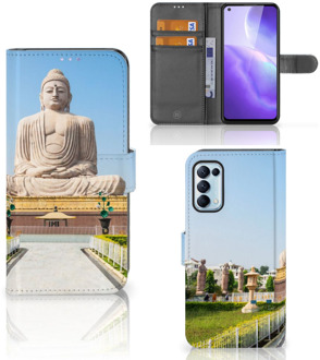 B2Ctelecom Smartphone Hoesje OPPO Find X3 Lite Bookcase Boeddha