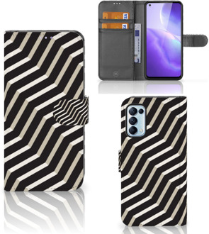 B2Ctelecom Smartphone Hoesje OPPO Find X3 Lite Bookcover met Pasjeshouder Illusion