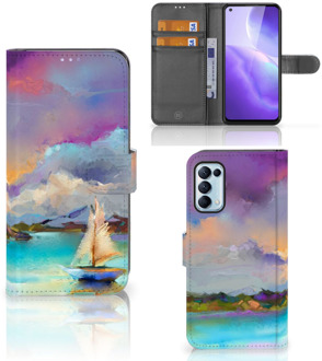 B2Ctelecom Smartphone Hoesje OPPO Find X3 Lite Case ontwerpen Boat