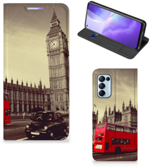 B2Ctelecom Smartphone Hoesje OPPO Find X3 Lite Mobiel Bookcase Londen