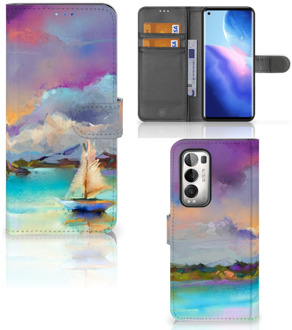 B2Ctelecom Smartphone Hoesje OPPO Find X3 Neo 5G Case ontwerpen Boat