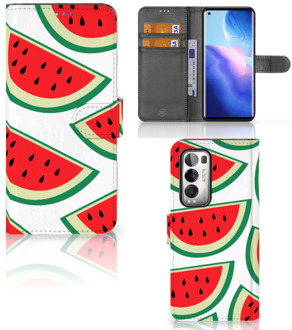 B2Ctelecom Smartphone Hoesje OPPO Find X3 Neo 5G Foto Hoesje ontwerpen Originele Cadeaus Watermelons