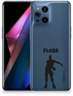 B2Ctelecom Smartphone hoesje OPPO Find X3 | X3 Pro Telefoontas Floss Fortnite