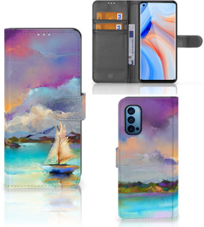 B2Ctelecom Smartphone Hoesje OPPO Reno 4 Pro 5G Case ontwerpen Boat