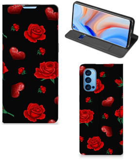 B2Ctelecom Smartphone Hoesje OPPO Reno4 Pro 5G Book Wallet Case Valentijnscadeau