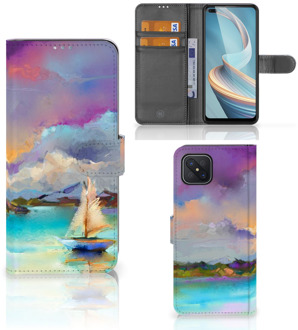 B2Ctelecom Smartphone Hoesje OPPO Reno4 Z Case ontwerpen Boat